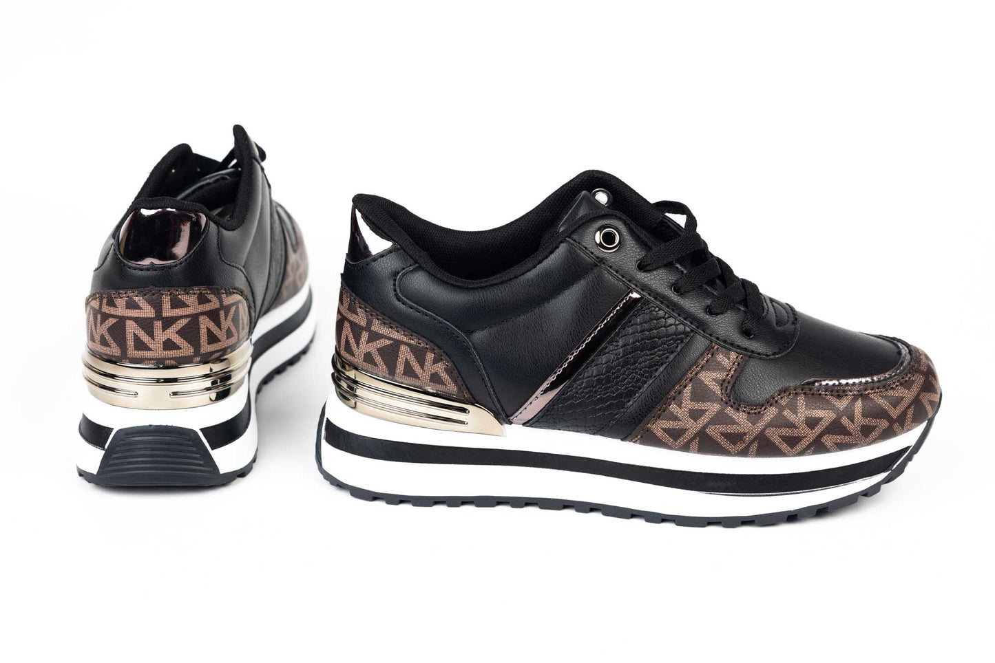 Adidasi dama din piele ecologica M-M 31 negru