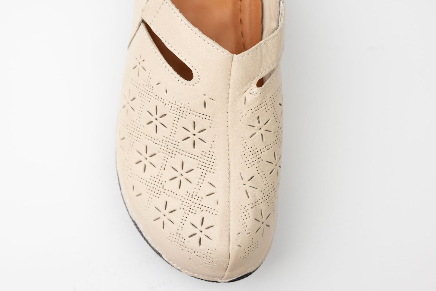 Saboti dama piele naturală TWOGO 946 Bej