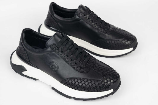 Genuine leather sports shoes JOHAN 8063 N