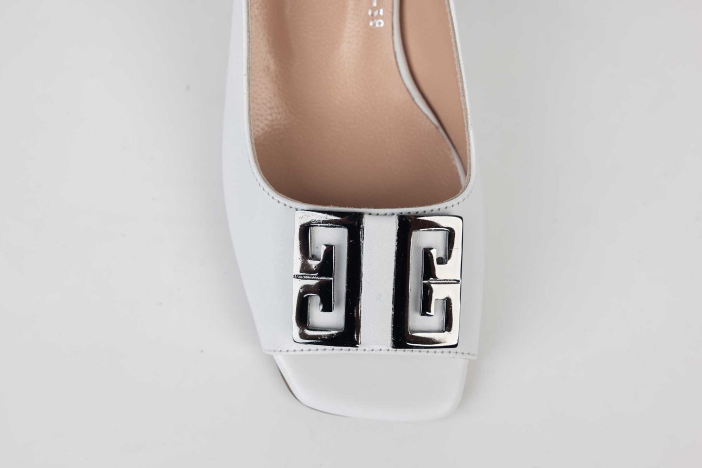 Women's genuine leather sandals LSD 1130 White