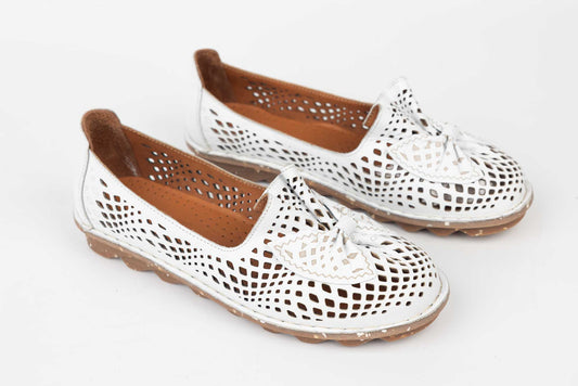 Pantofi dama piele naturala DOGATI 1122 alb