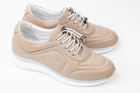 Women's genuine leather shoes JOHAN 003 Mink