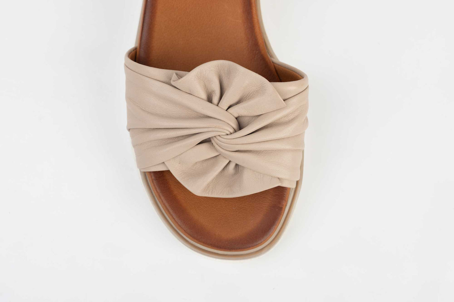 Women's genuine leather sandals DOGATI 83783 Beige