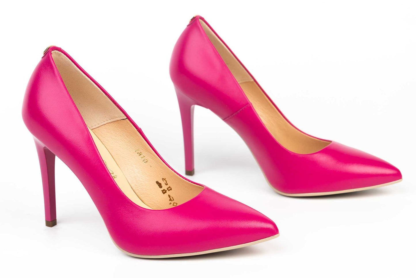 Pantofi de dama din piele naturală SALA 1810 fuxia