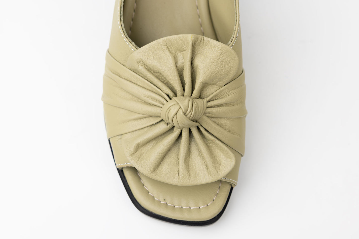 Women's genuine leather sandals LSD 1019 Avocado