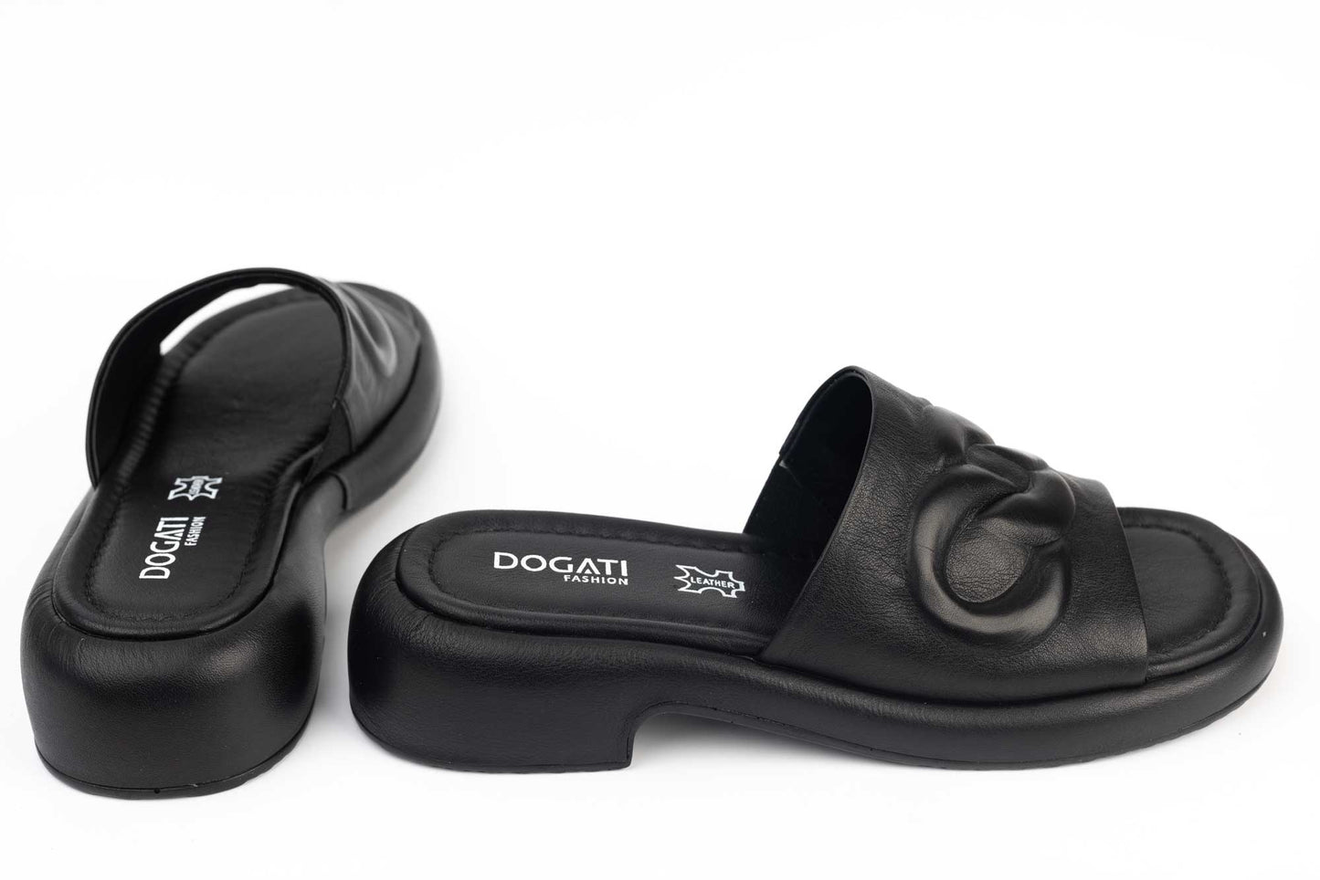 Slapi dama piele naturala DOGATI 10877 N