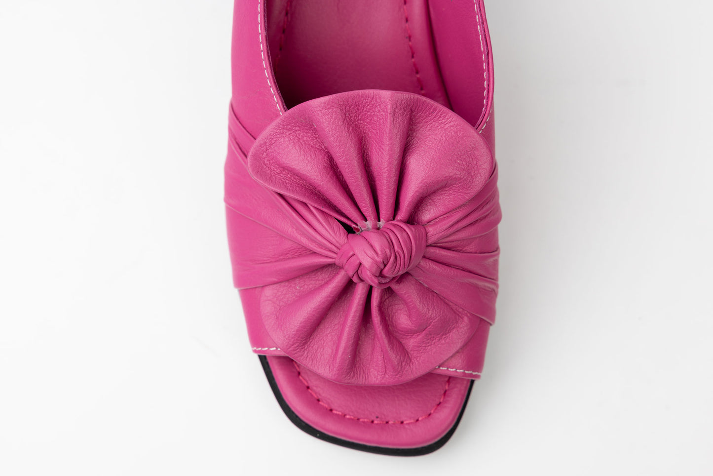 Sandale dama piele naturală LSD 1019 Fuxia
