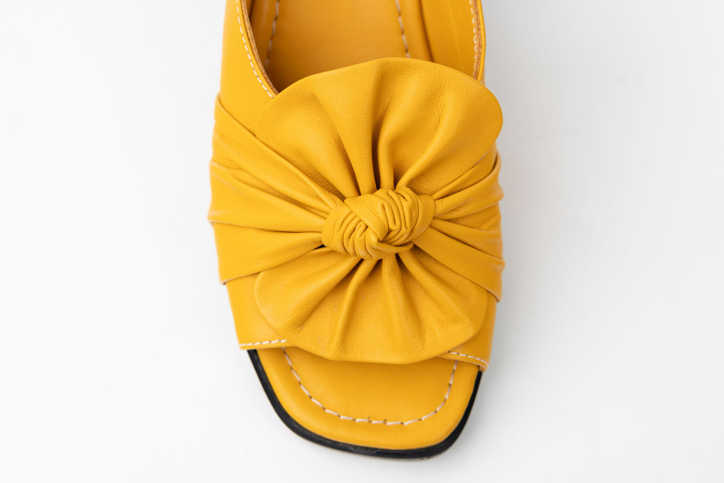 Sandale dama piele naturală 1019 Galben