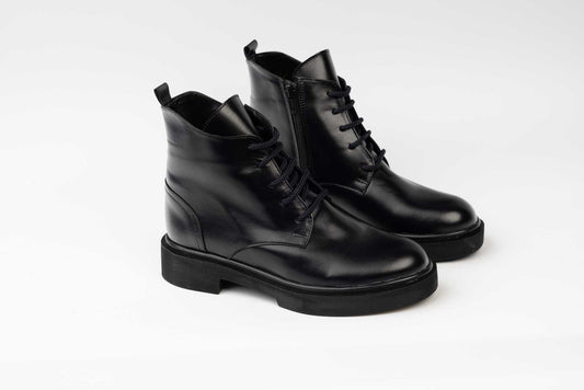 Women's genuine leather boots NIKE 801 N box