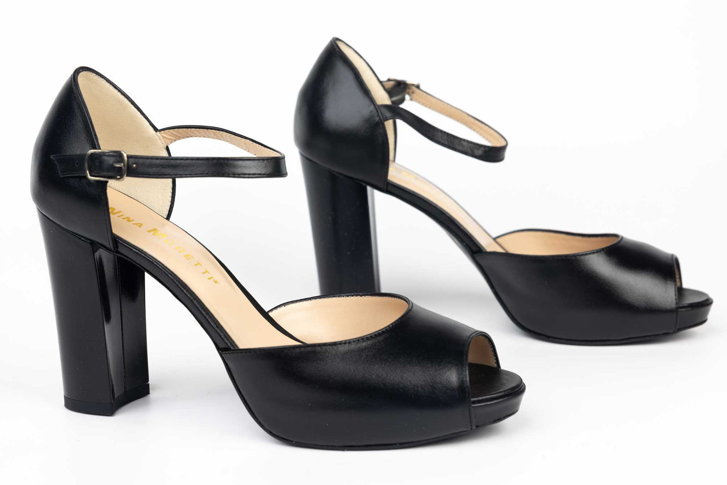 Sandale piele naturală de dama NINA OCCHINI 304-1 N box
