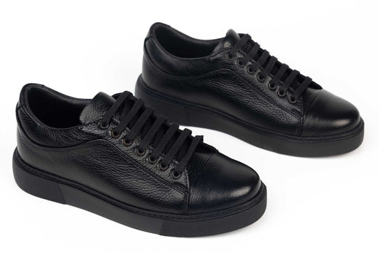 Men's casual genuine leather shoes RIDGE 6561 black