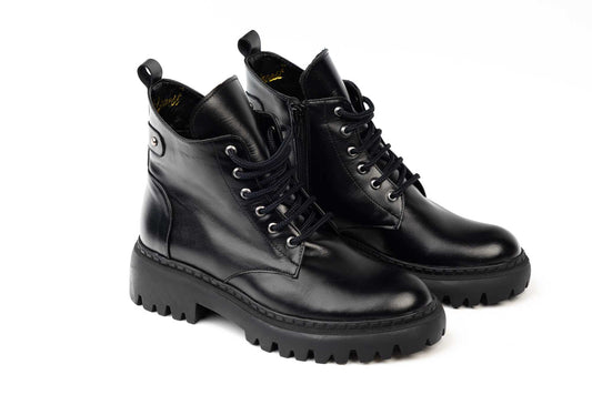 Women's genuine leather boots NIKE 809 N box