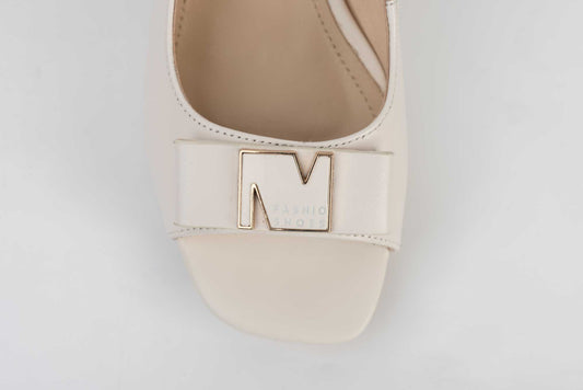 Women's genuine leather sandals BETINA 5969 White