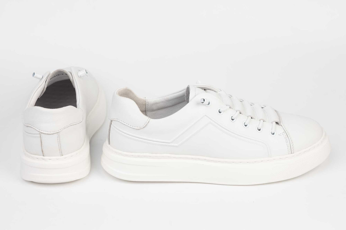 Pantofi casual din piele naturală FILLIPO 312 alb