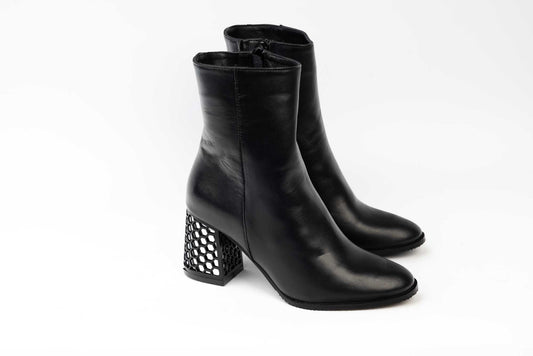 Women's boots made of genuine leather FASCINO 1-160 N box FAGURE