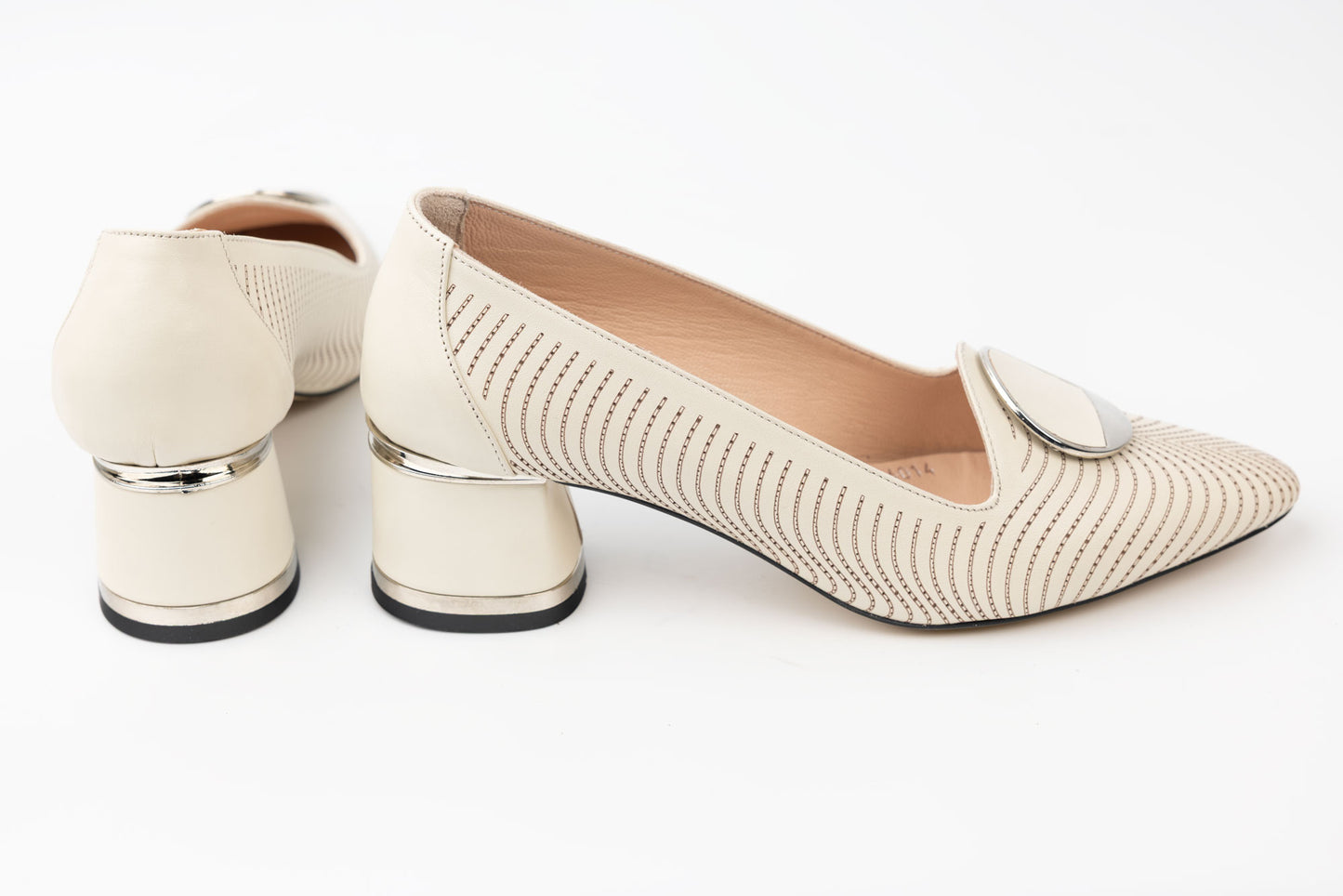 Pantofi damă piele naturală LSD 2418 Bej