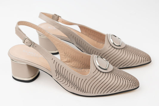 Women's cut-out shoes LSD 2409 Mink