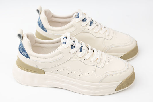 Men's casual genuine leather shoes GORETTI 29220 Beige