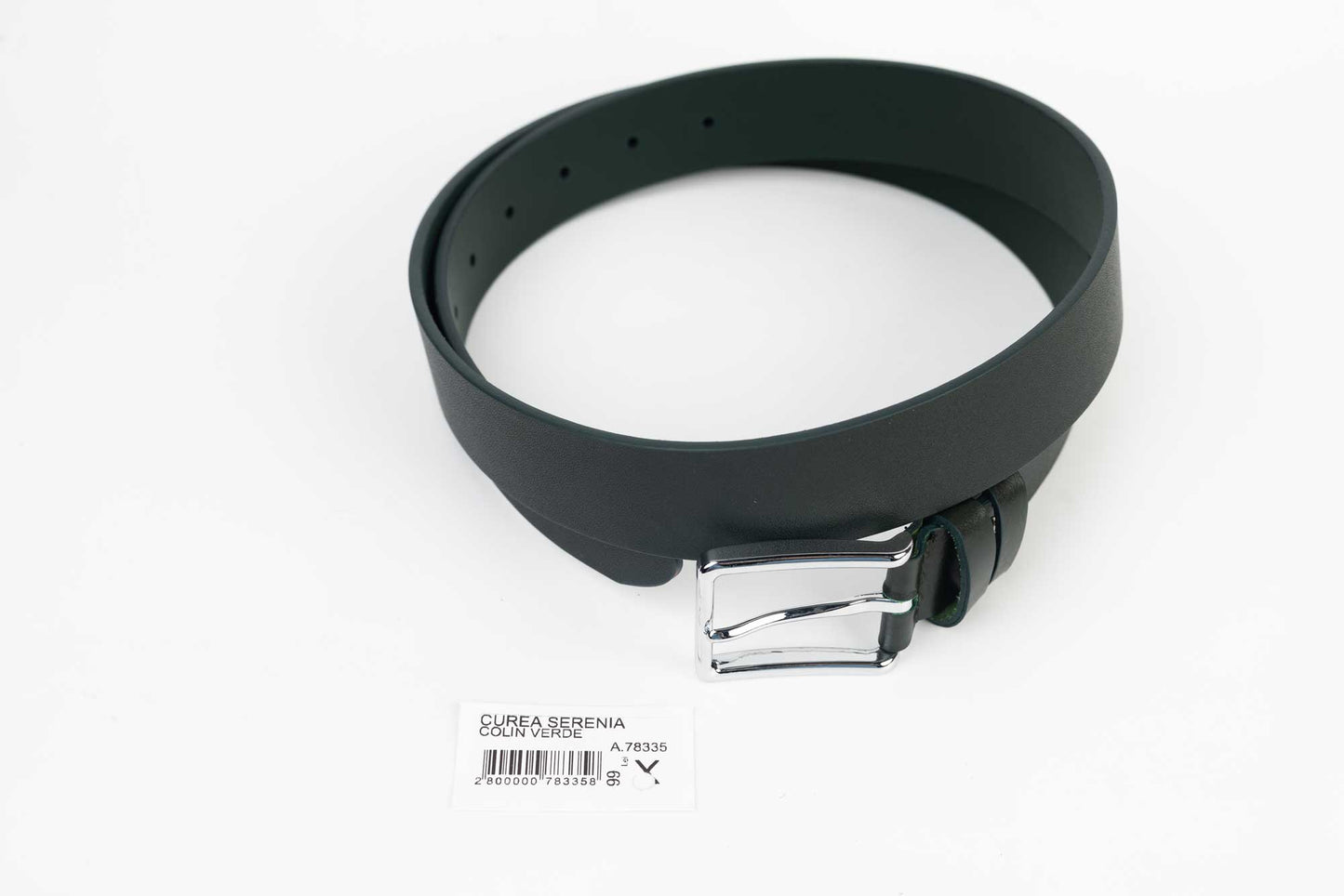 Men's belt SERENIA COLIN N dark green