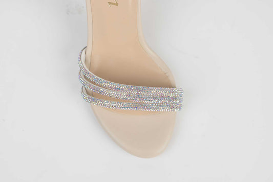 Women's eco-leather sandals KARIN 6590-21 cream