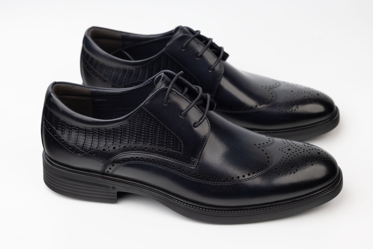 Pantofi bărbați piele naturală ELDEMAS 131-21 Blue