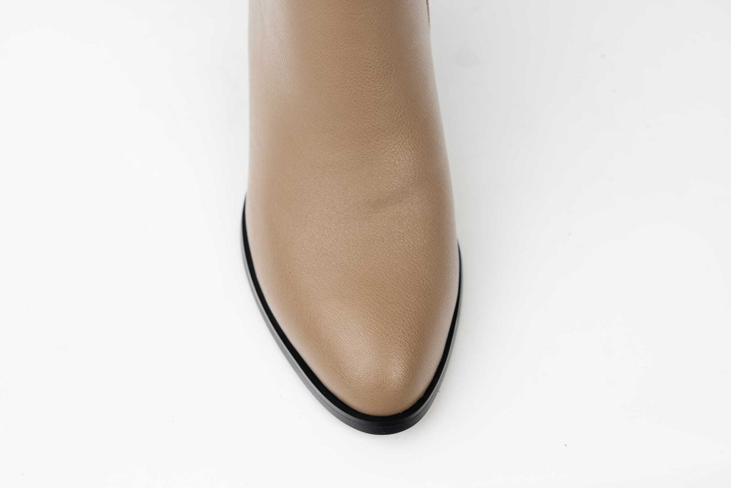 Elegant women's boots made of natural leather JOSE SIMON 822 Khaki