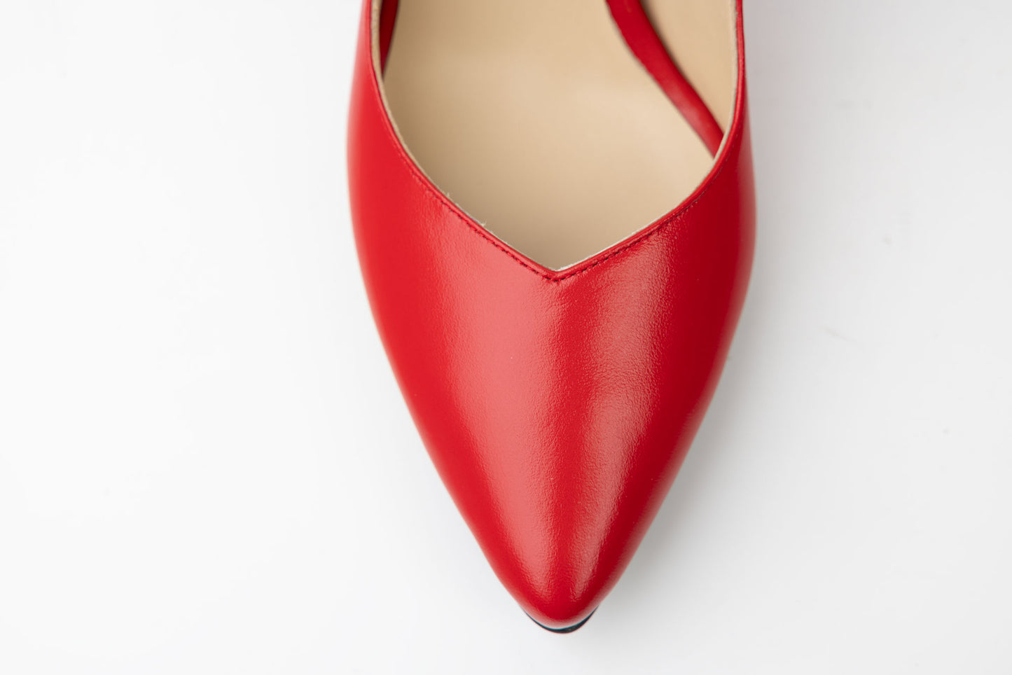 Women's genuine leather shoes FICOSAN P005 Red