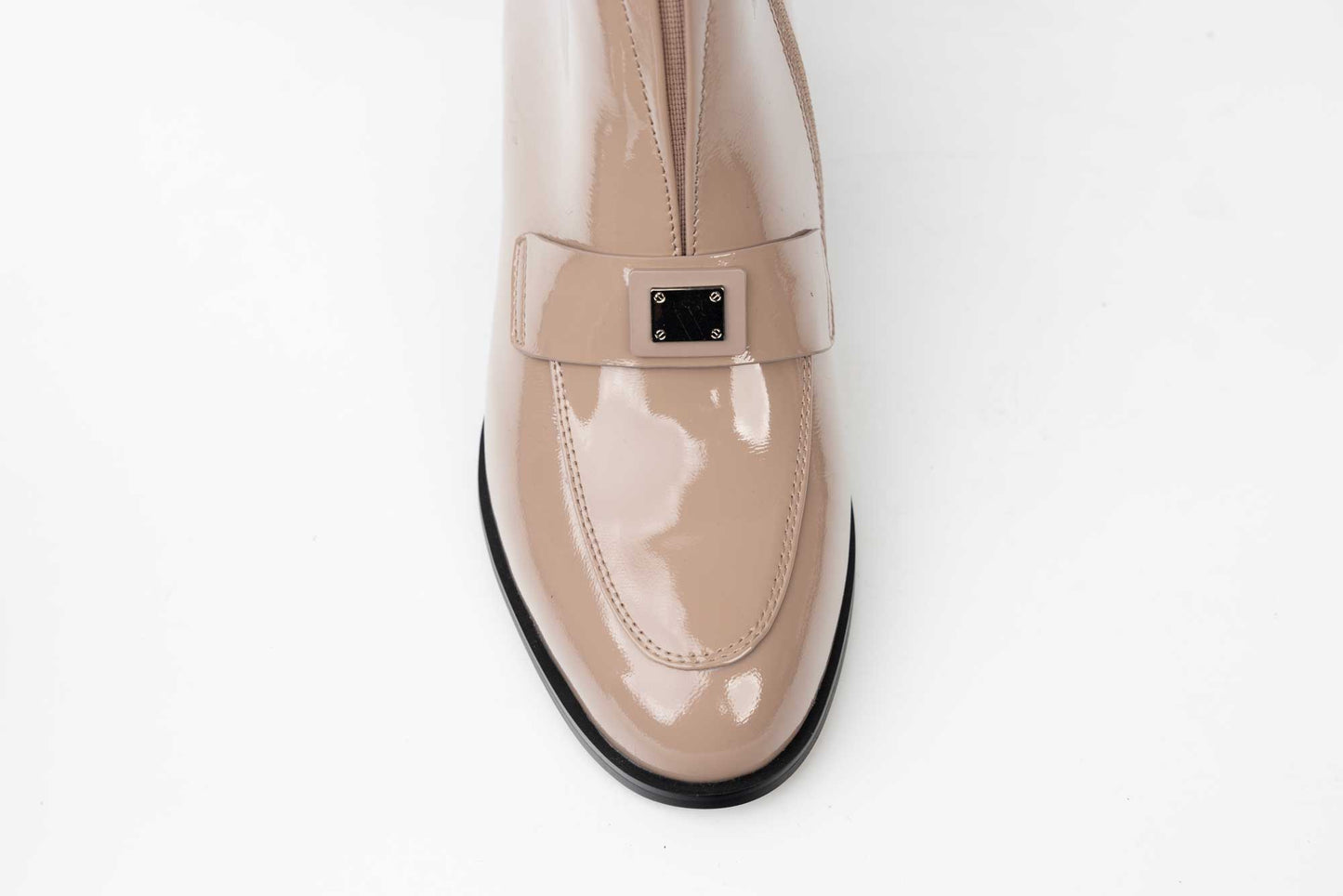 Elegant women's boots made of natural leather JOSE SIMON 21698 Apricot