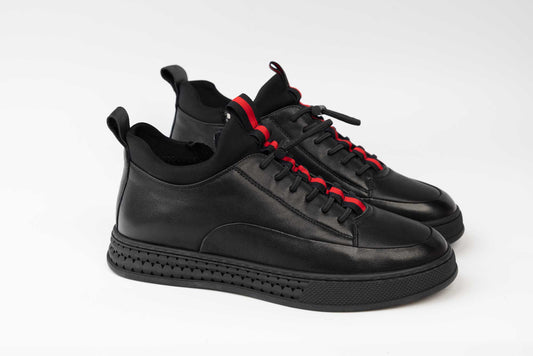 Men's casual boots made of natural leather FRANCO GERARDO 06 N