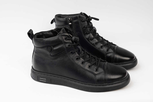 Men's casual boots natural leather FRANCO GERARDO 8662 N box