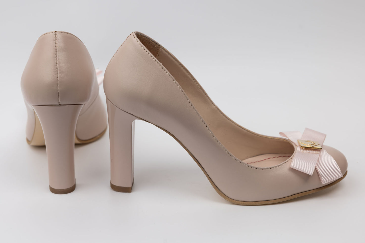 Pantofi dama piele naturală lac GIULIO 0562 roz nude
