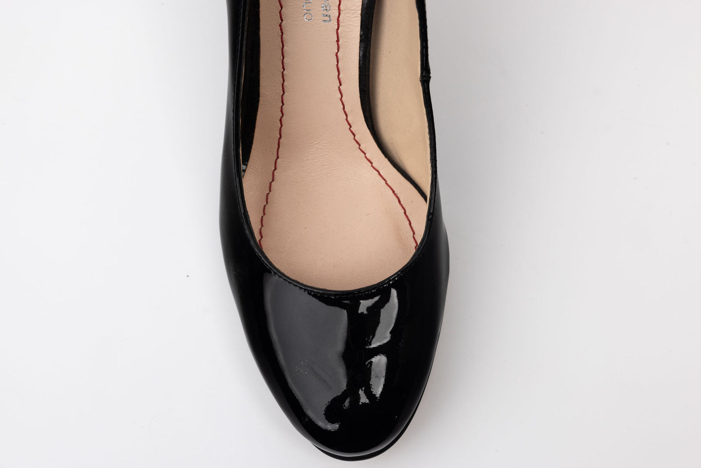 Women's shoes genuine leather patent GIULIO 96 B NL flowers