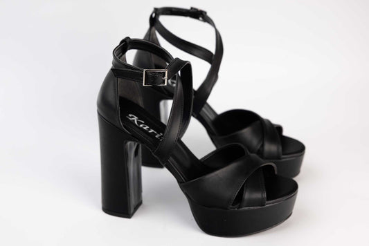 Elegant women's sandals made of eco-leather KARIN 7230-XN box