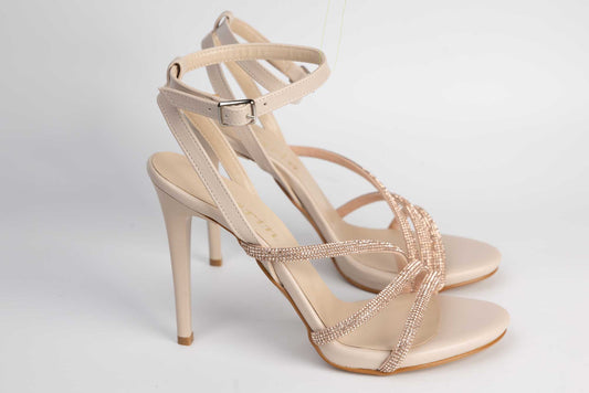 Women's eco-leather sandals KARIN 1998 Cream AU