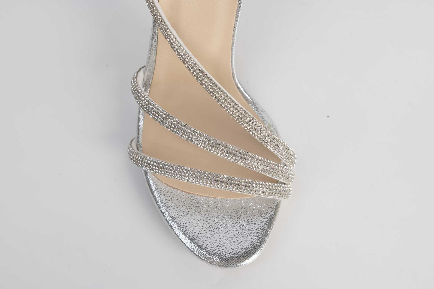 Women's eco-leather sandals KARIN 1998 Silver