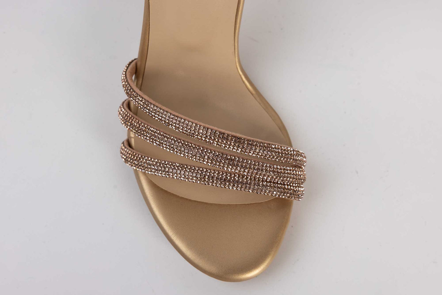 Women's casual sandals made of eco-leather KARIN 6700-1 Gold AU