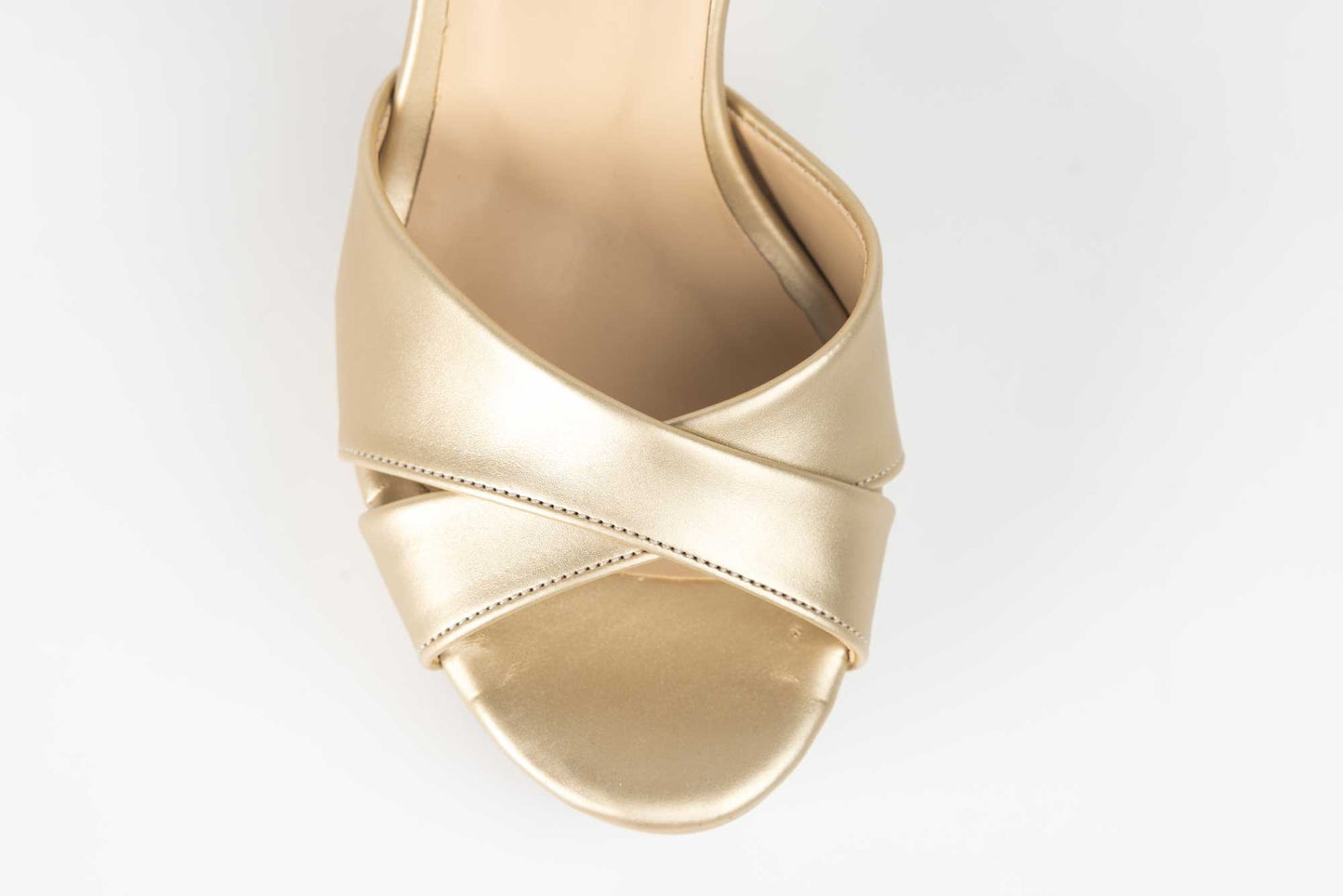 Women's eco leather sandals KARIN 7232 gold nova