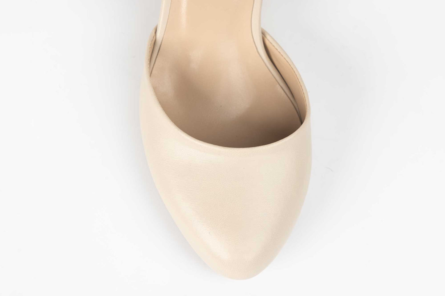 Pantofi dama decupati piele eco KARIN 81 crem deschis