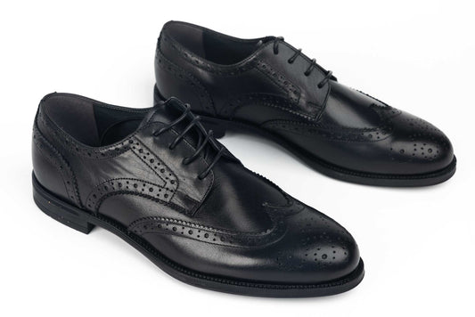 Men's genuine leather shoes RIVA 7020 Black