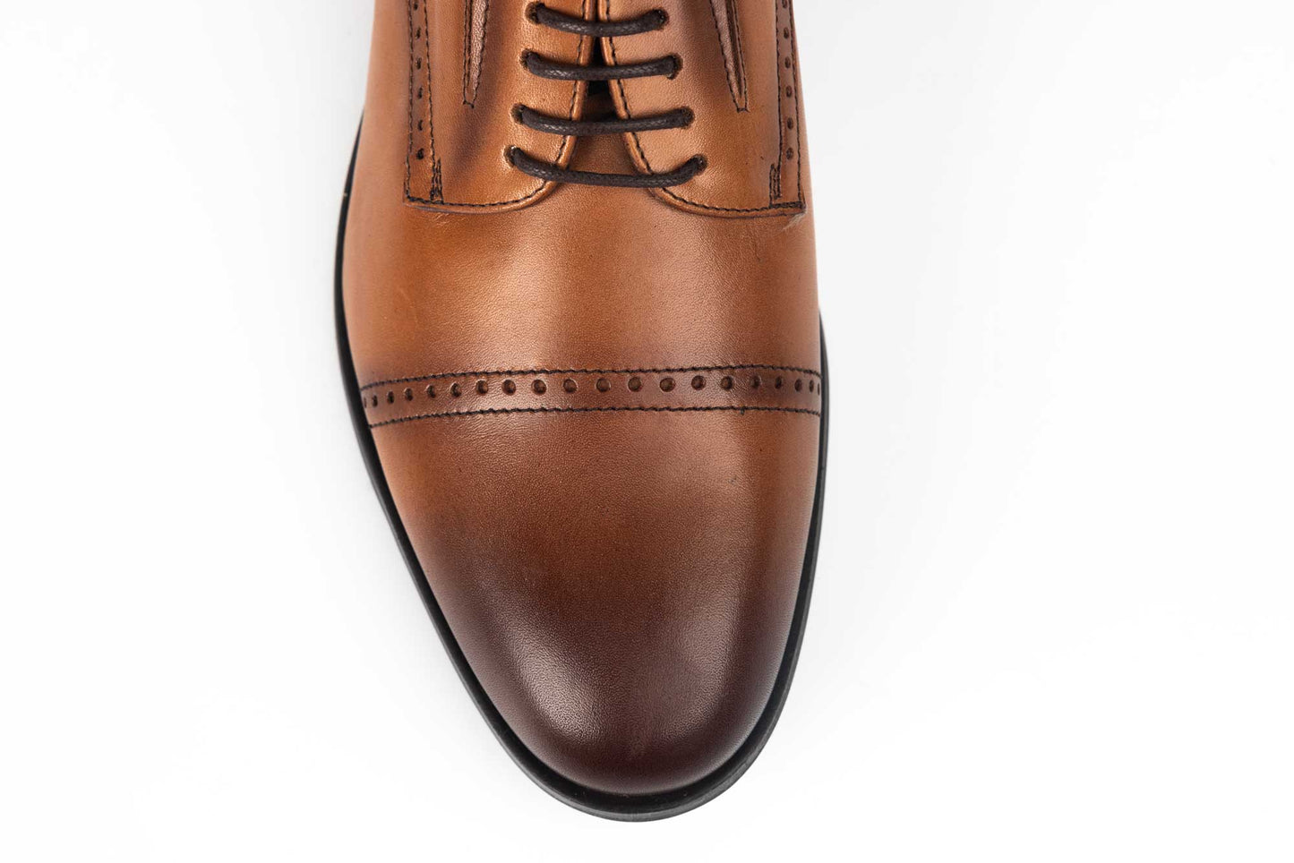 Pantofi barbati piele naturala RIVA 7043 Coniac