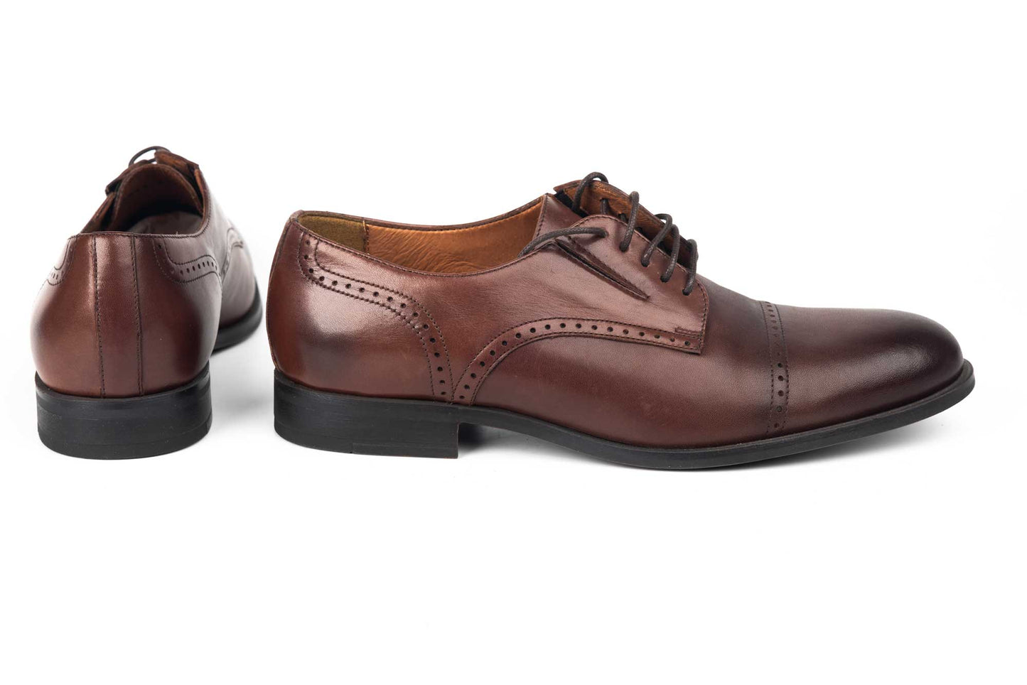Pantofi barbati piele naturala 7043 Maro
