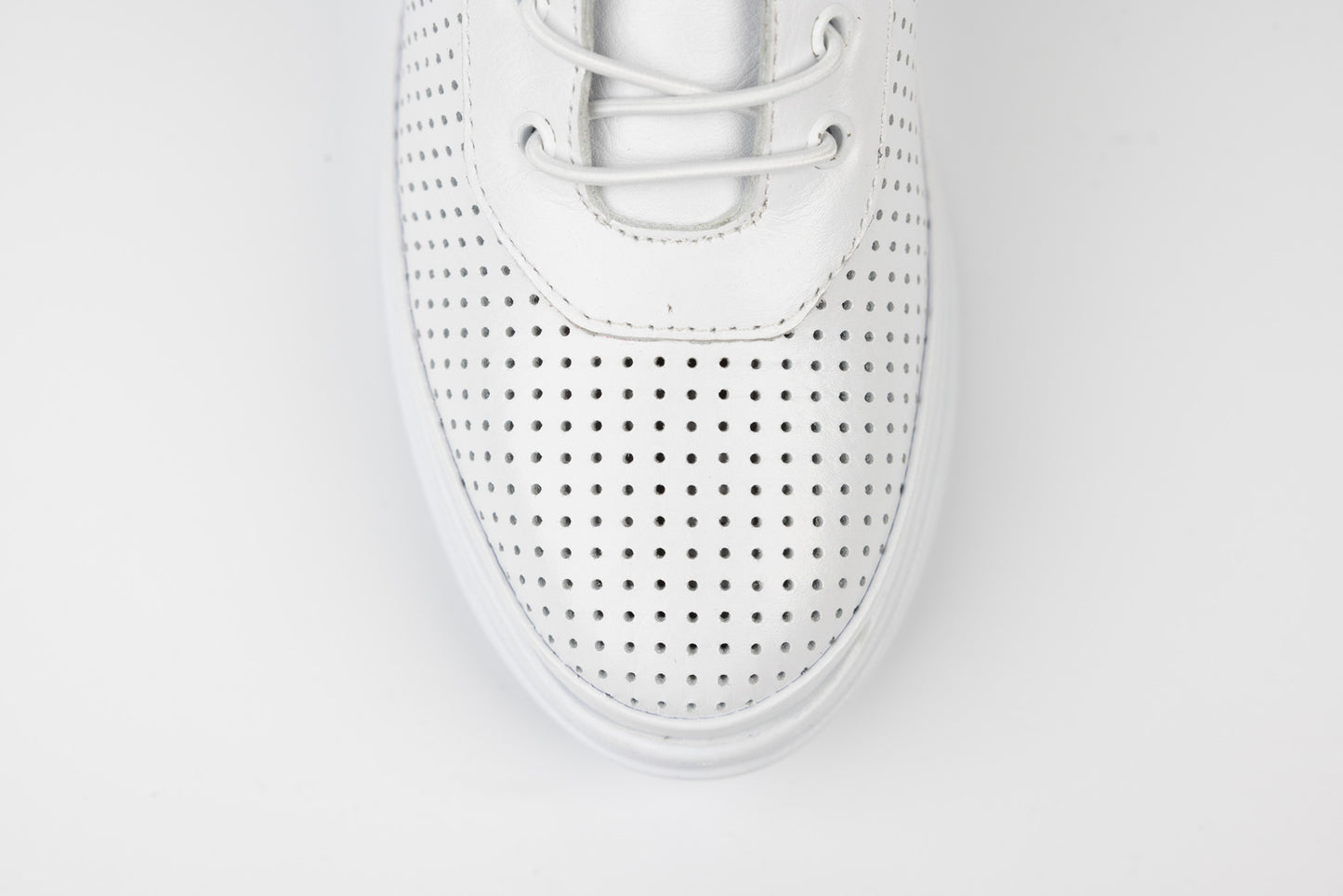 Pantofi casual sport JOHAN 010 Alb perf