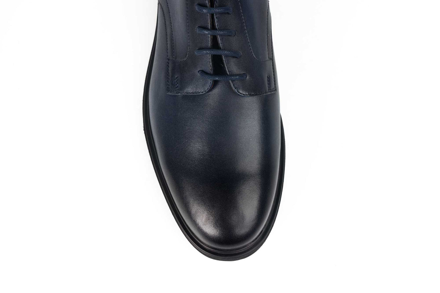 Men's natural leather shoes RIVA 6646 blue