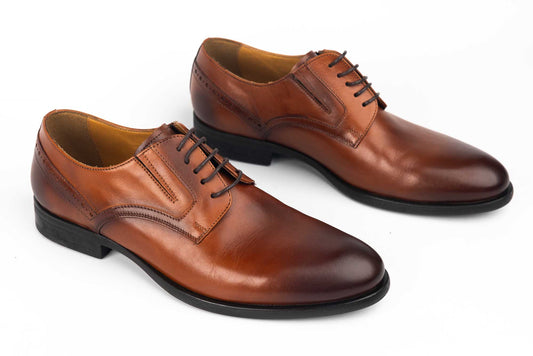 Men's genuine leather shoes RIVA 6807 Whiskey