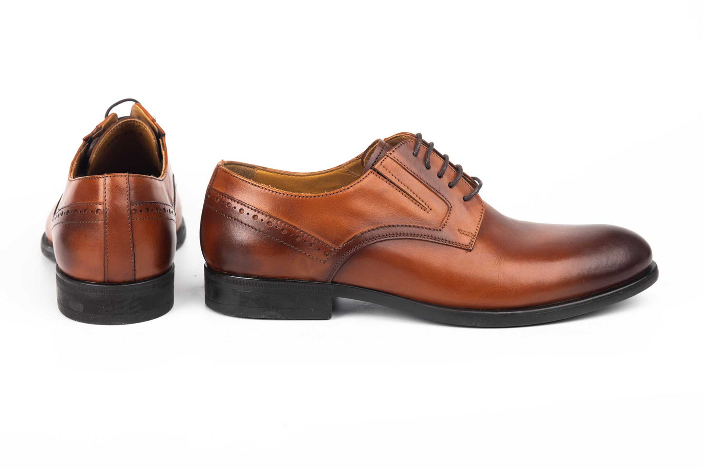 Pantofi barbati piele naturala RIVA 6807 Whisky