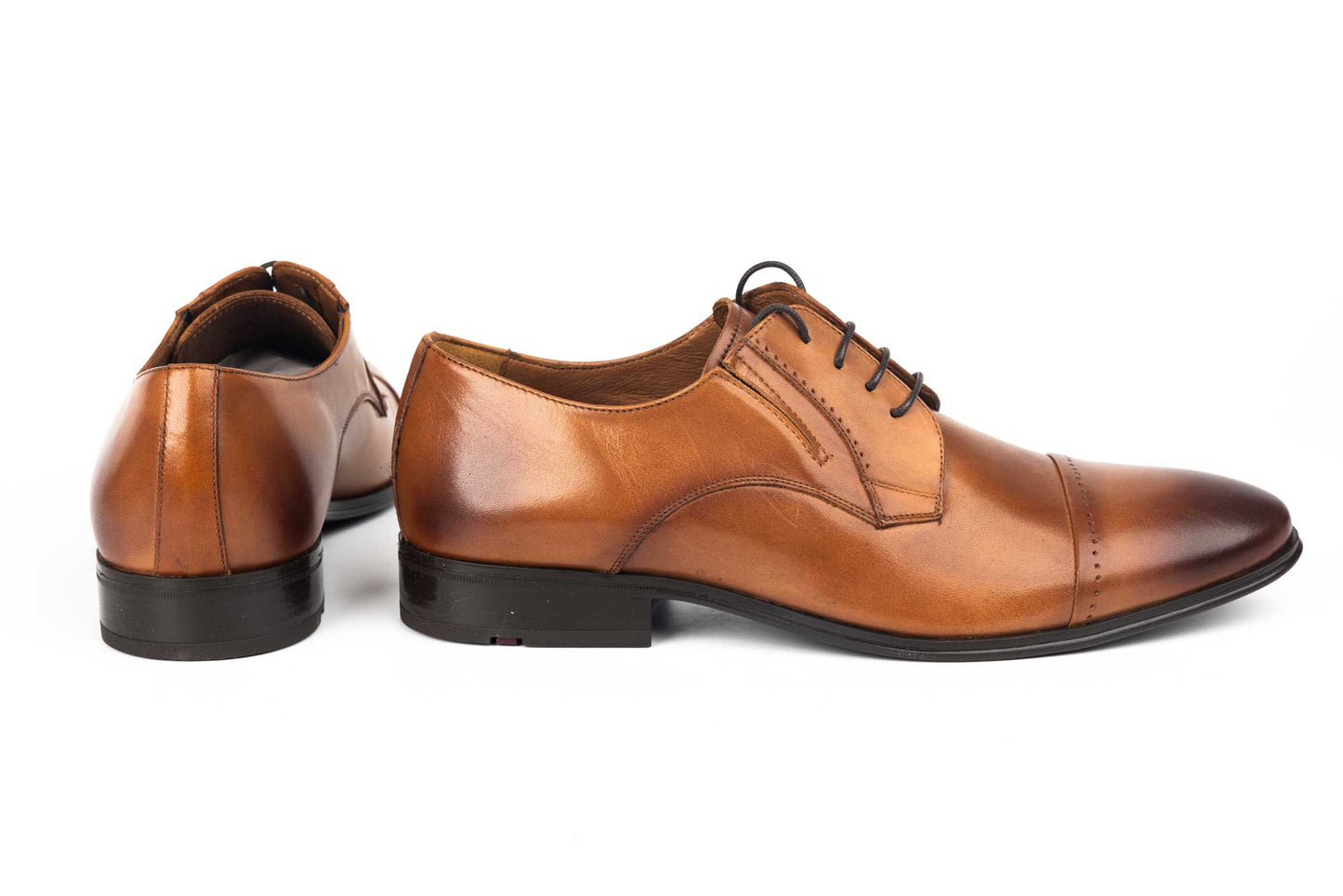 Pantofi barbati piele naturala RIVA 6850 Coniac