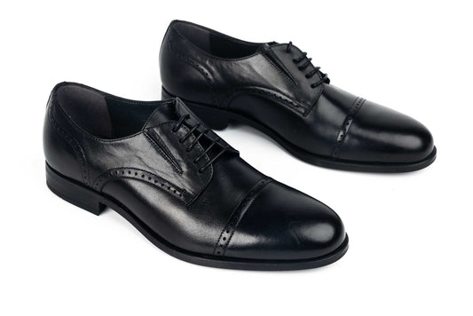 Men's shoes genuine leather 7043 Black