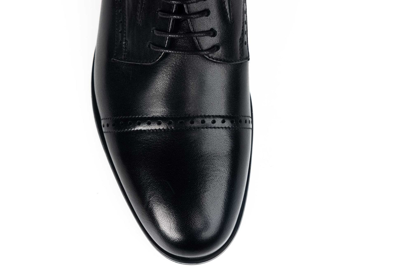 Pantofi barbati piele naturala 7043 Negru
