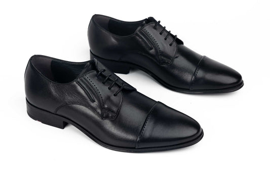 Men's genuine leather shoes RIVA 6850 Black