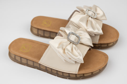 Women's flip-flops FORMAZIONE 49005 Cream